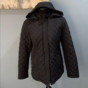 Weatherproof black quilted jacket sz XL